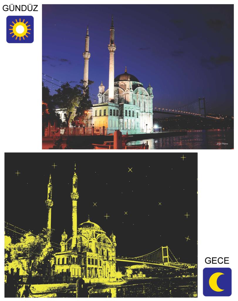 1904 Anatolian Puzzle Ortaköy 1000 Parça Neon Puzzle