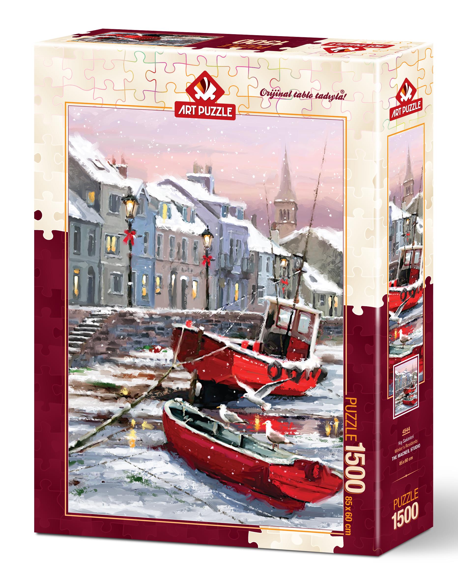 Art Puzzle 4544 Kış Sakinleri 1500 Parça Puzzle