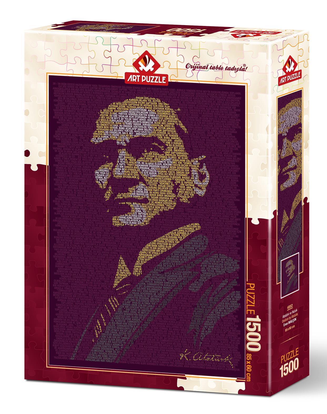Art Puzzle 4552 Atatürk ve Nutuk 1500 Parça Puzzle