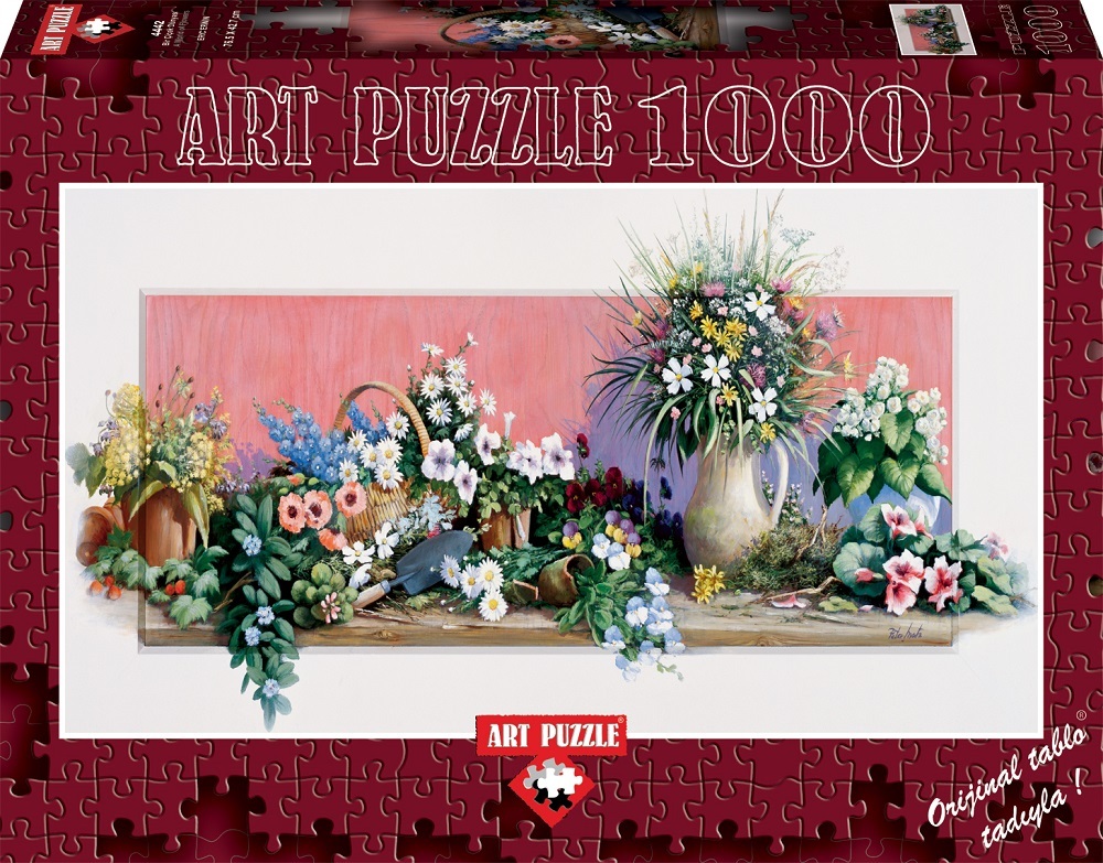 Art Puzzle 4442 Bir Çiçek Dünyası 1000 Parça Panorama Puzzle
