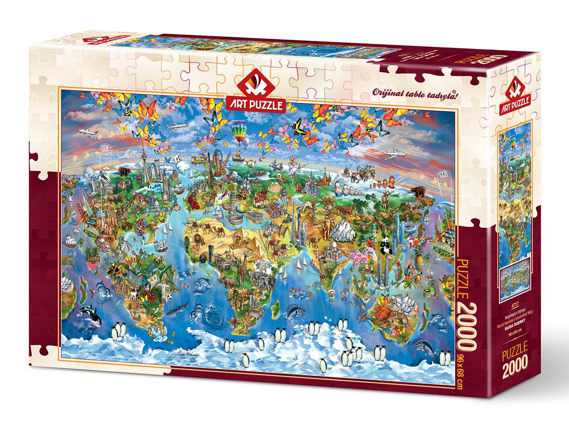 Art Puzzle 4717 Büyüleyici Dünya 2000 Parça Puzzle