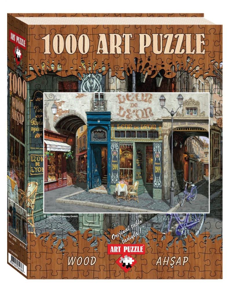 Art Puzzle 4438 Cafe Leon 1000 Parça Ahşap Puzzle