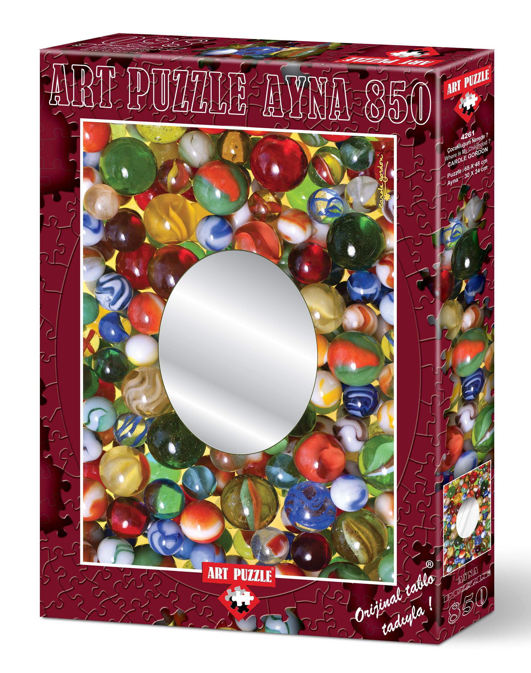 Art Puzzle 4261 Çocukluğum Nerede? 850 Aynalı Parça Puzzle