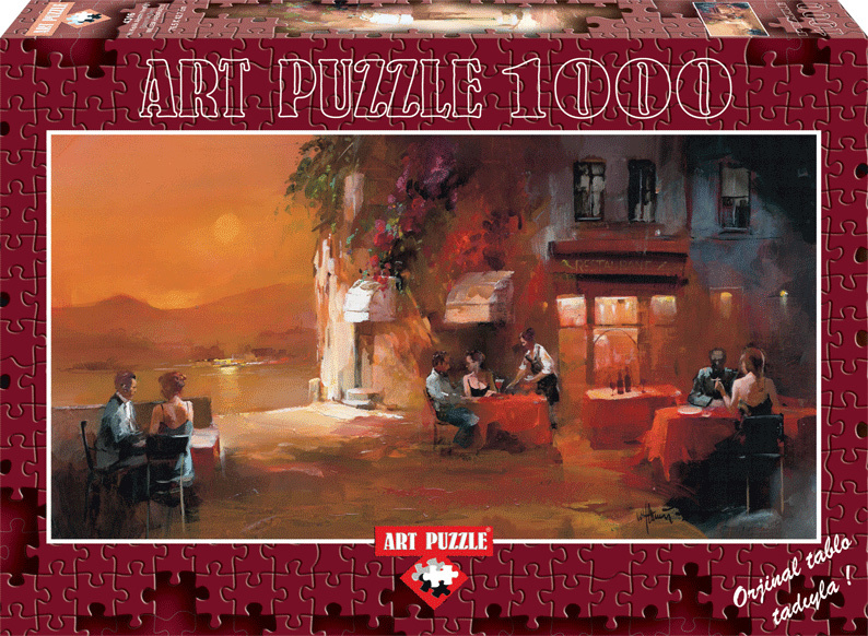 Art Puzzle 4316 Dinner For Two 1000 Parça Panaroma Puzzle