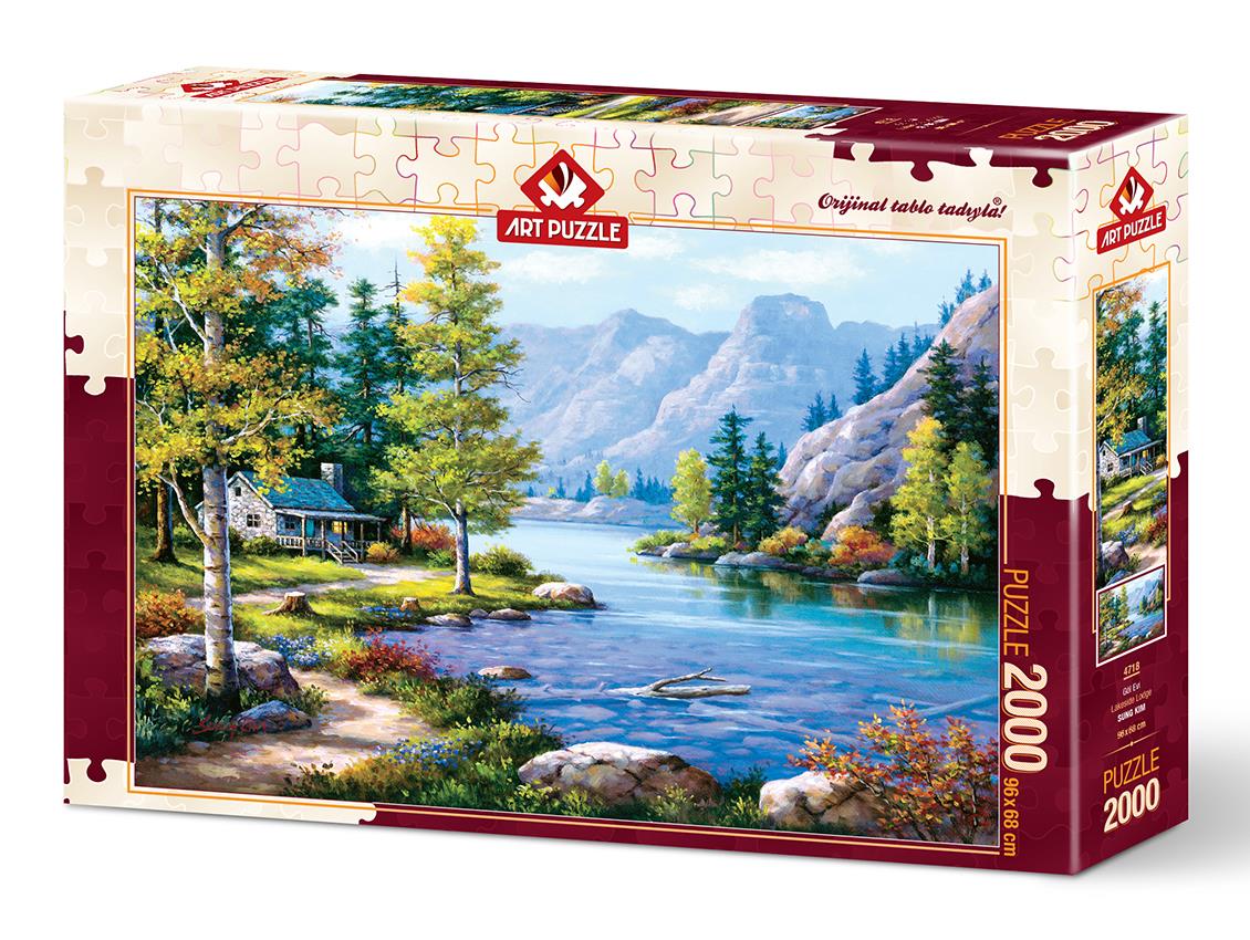 Art Puzzle 4718 Göl Evi 2000 Parça Puzzle