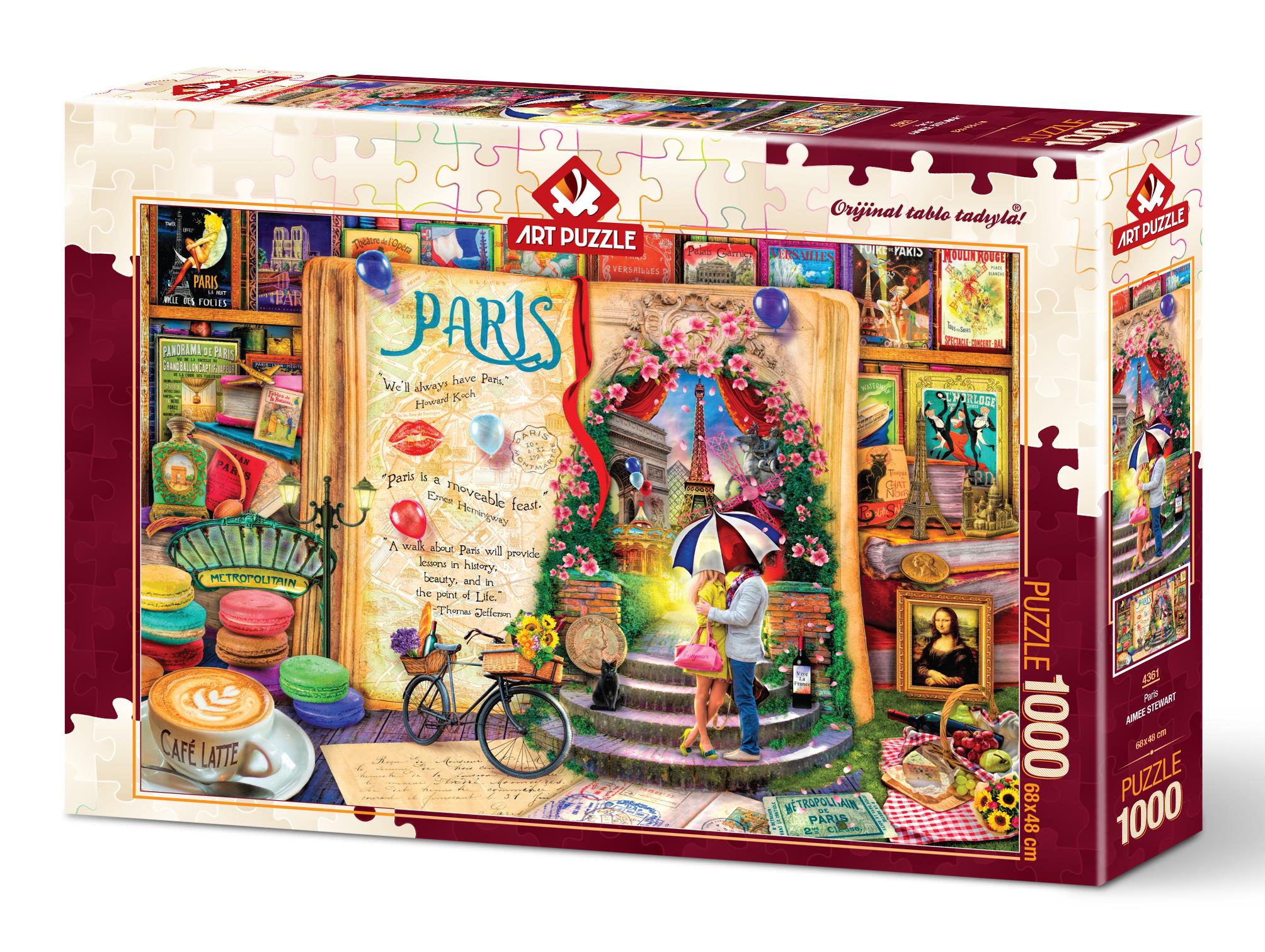 Art Puzzle 4361 Paris 1000 Parça Puzzle