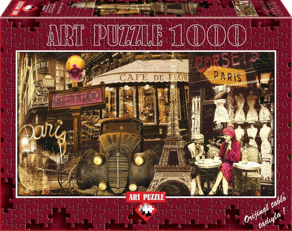 Art Puzzle 4470 Paris Esintileri 1000 Parça Panorama Puzzle