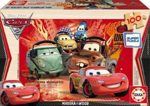 14937 Educa Puzzle Cars 2, Disney 100 Parça Ahşap Puzzle