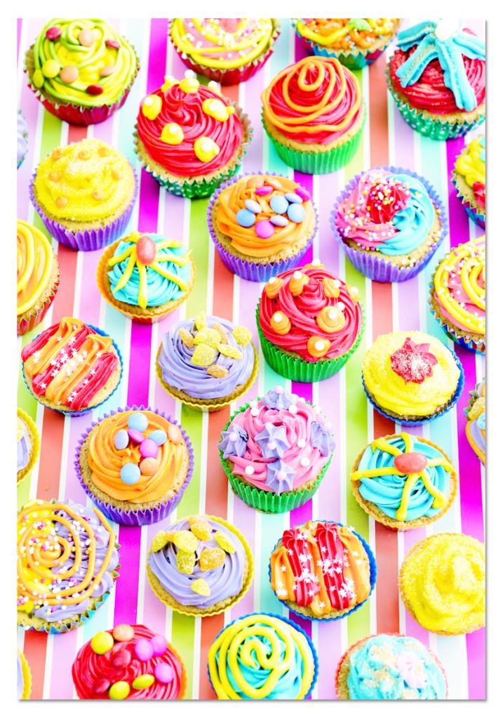 15549 Educa Puzzle Colorful Cupcakes 500 Parça Puzzle