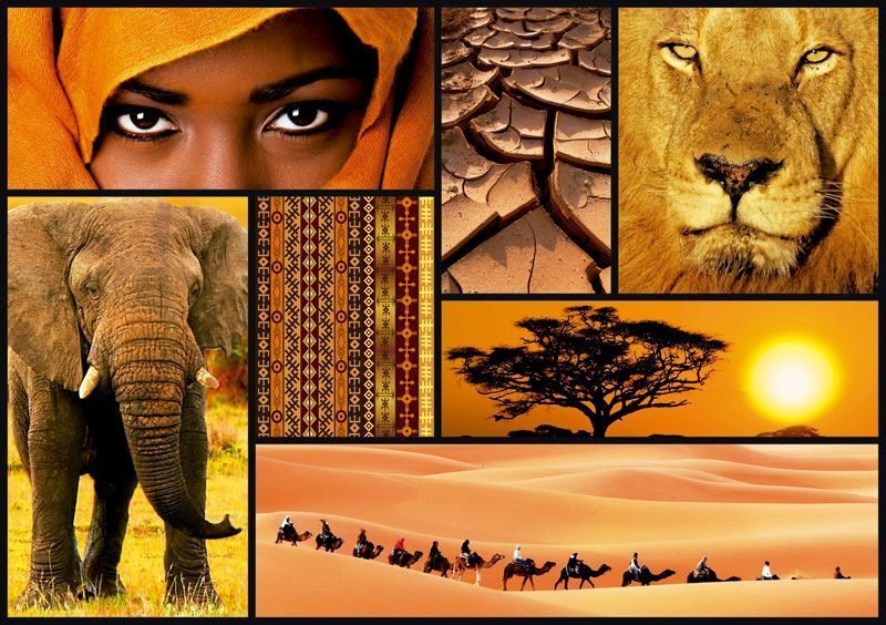 16293 Educa Puzzle Colors Of Africa 1000 Parça Puzzle