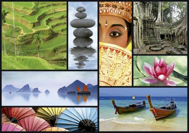 16294 Educa Puzzle Colors Of Asia 1000 Parça Puzzle