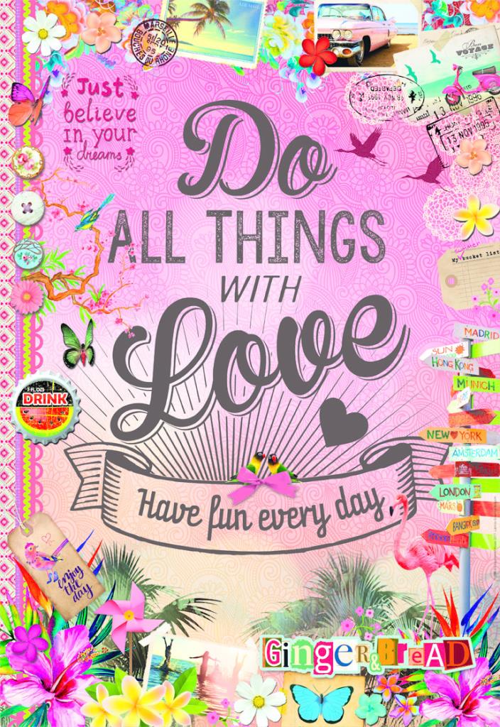 17086 Educa Puzzle Do All The Things With Love 500 Parça Puzzle