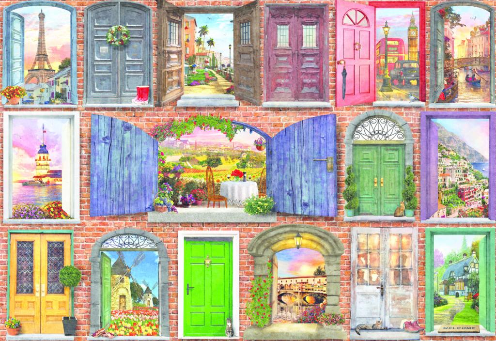 17118 Educa Puzzle Doors Of Europe 1500 Parça Puzzle