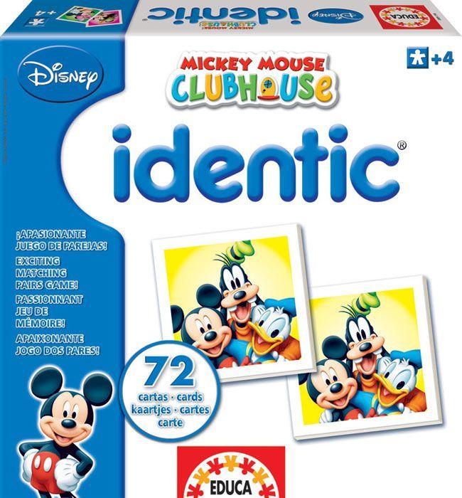 14948 Educa Puzzle Mickey Mouse, Disney Identic 72 Parça Eğitici Oyun