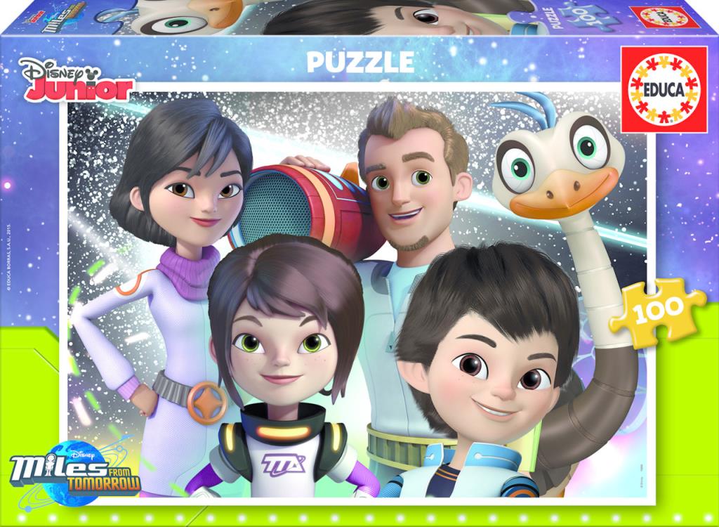 16806 Educa Puzzle Miles From Tomorrowland, Disney 100 Parça Karton Puzzle