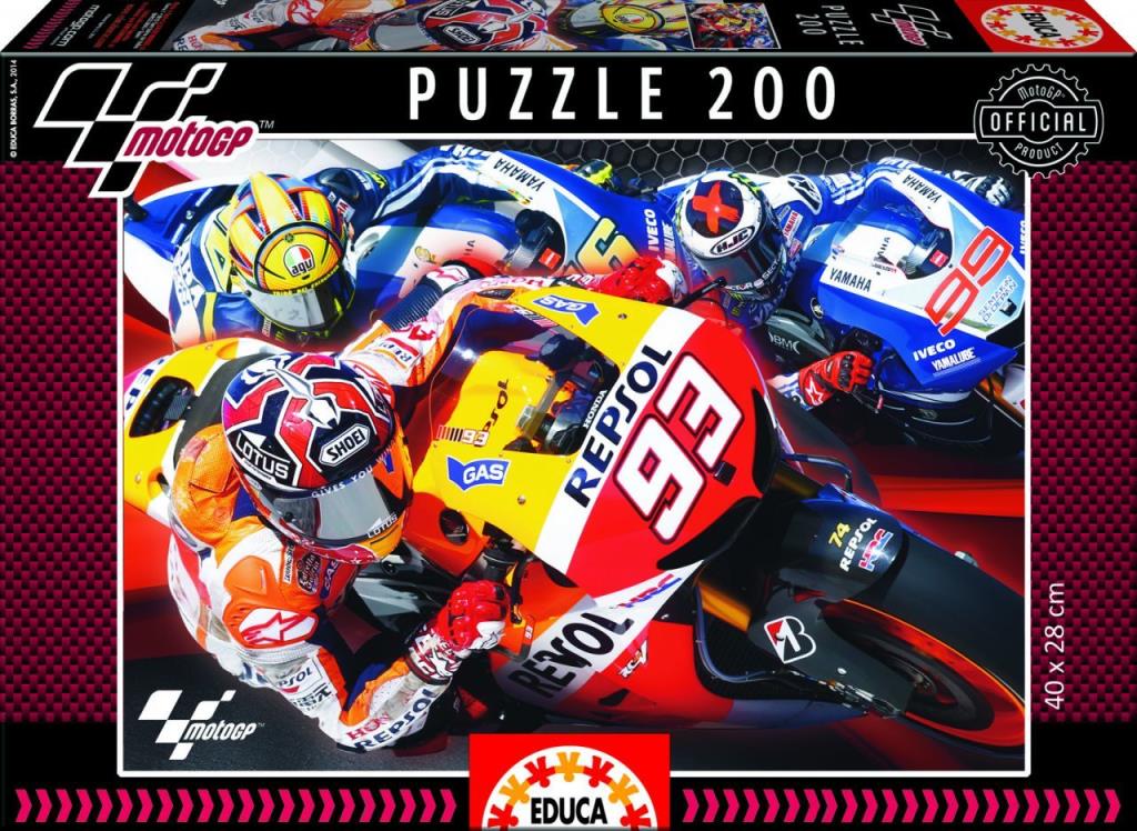 15904 Educa Puzzle Moto GP 200 Parça Karton Puzzle