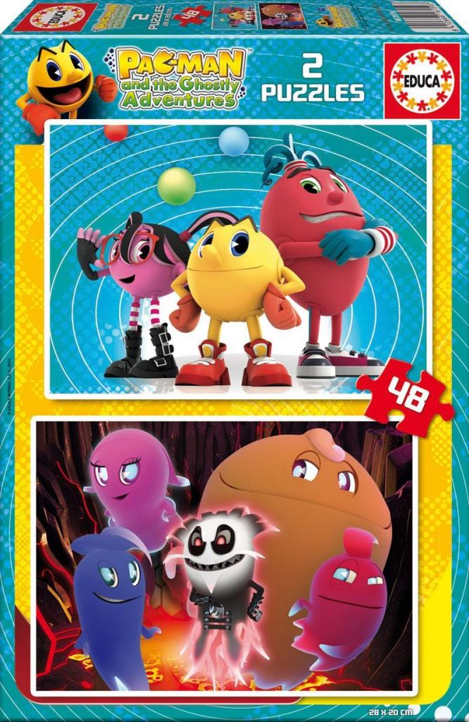 16159 Educa Puzzle Pacman 2 X 48 Parça Karton Puzzle