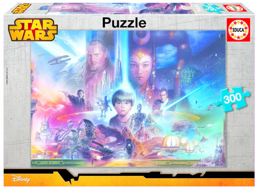 16166 Educa Puzzle Star Wars Episode I: Phantom Manace 300 Parça Karton Puzzle