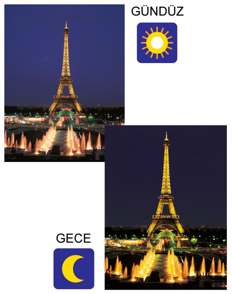 10114 Educa Puzzle Eiffel Tower 1000 Parça Neon Puzzle