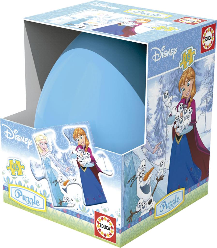 17289 Educa Puzzle Frozen, Disney 48 Parça Yumurta Kutulu Karton Puzzle
