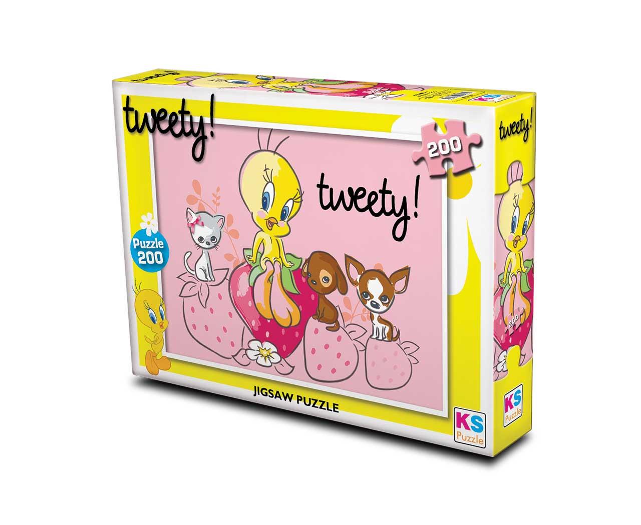 TW113 Ks Games Tweety 200 Parça Puzzle