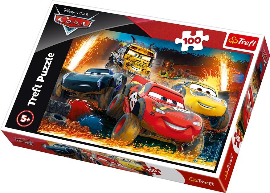 Trefl Çocuk Puzzle 16358 Extreme Race / Disney Cars 3 100 Parça Puzzle