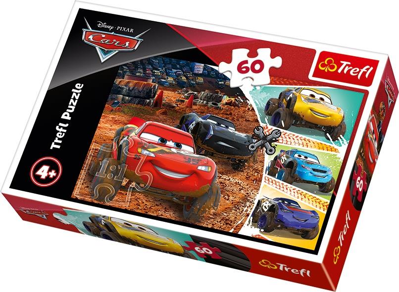 Trefl Çocuk Puzzle 17327 Lightning McQueen with Friends / Disney 60 Parça Puzzle