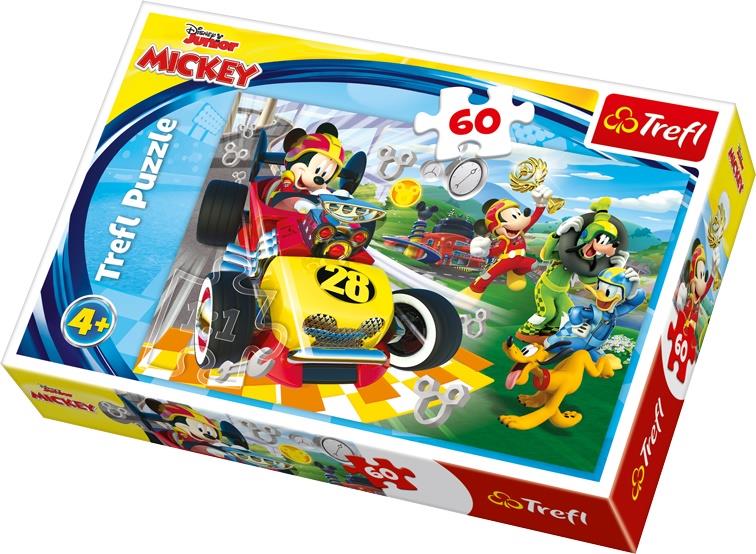 Trefl Çocuk Puzzle 17322 Rally with Friends / Disney Mickey and th 60 Parça Puzzle