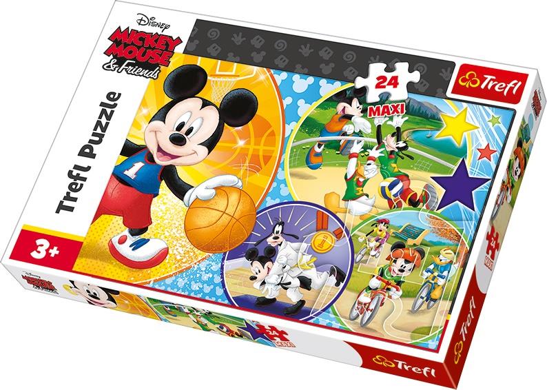Trefl Çocuk Puzzle 14291 Time for Playing Sports! / Disney St 24 Parça Maxı Puzzle