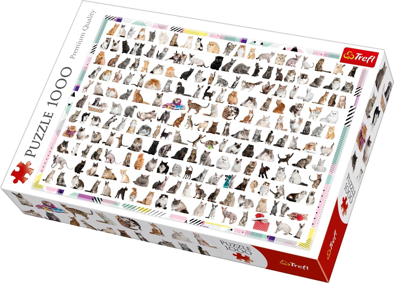 Trefl Puzzle 10498 208 Cats 1000 Parça Puzzle