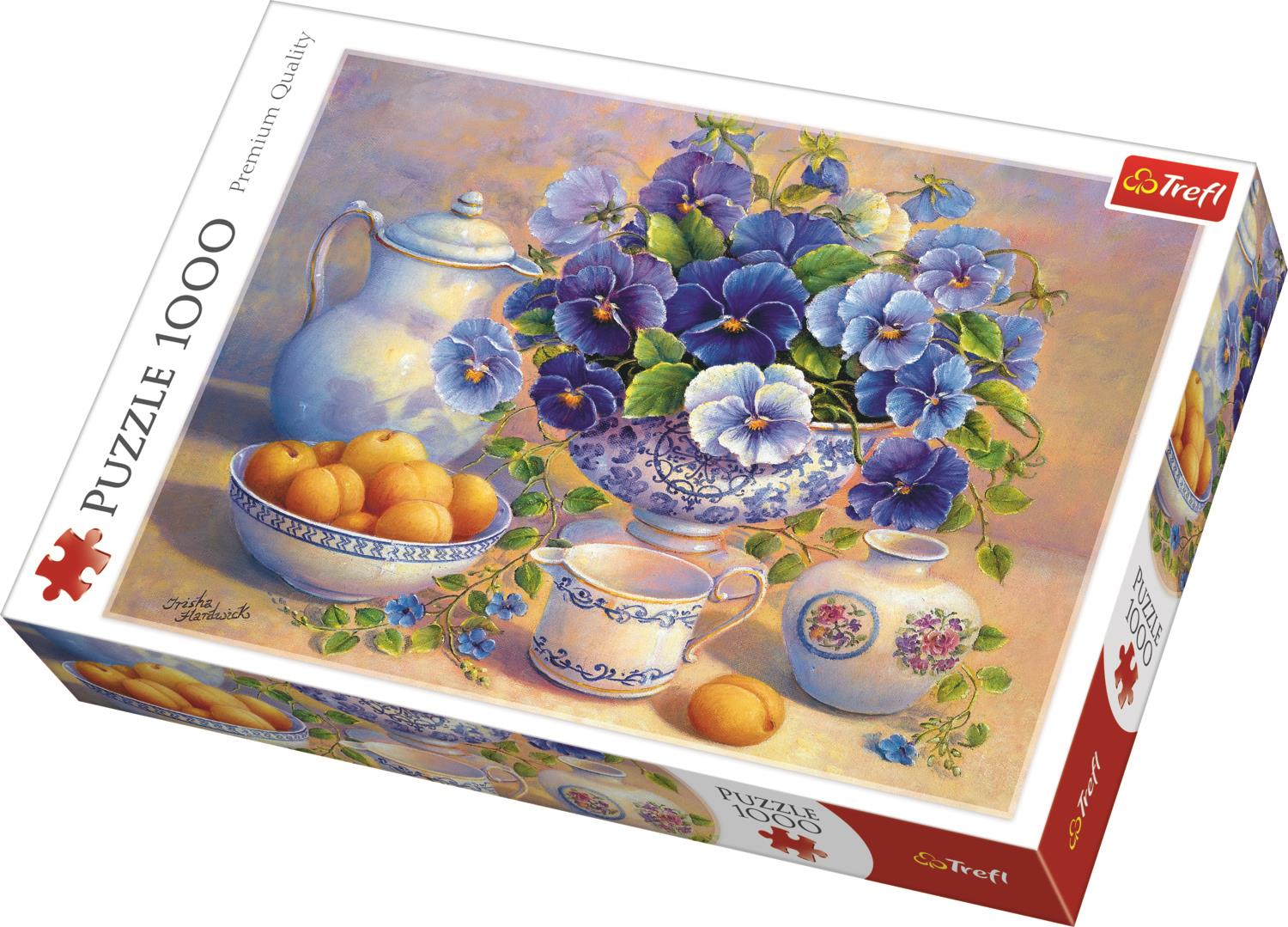 Trefl Puzzle 10466 Blue Bouquet, DDFA 1000 Parça Puzzle