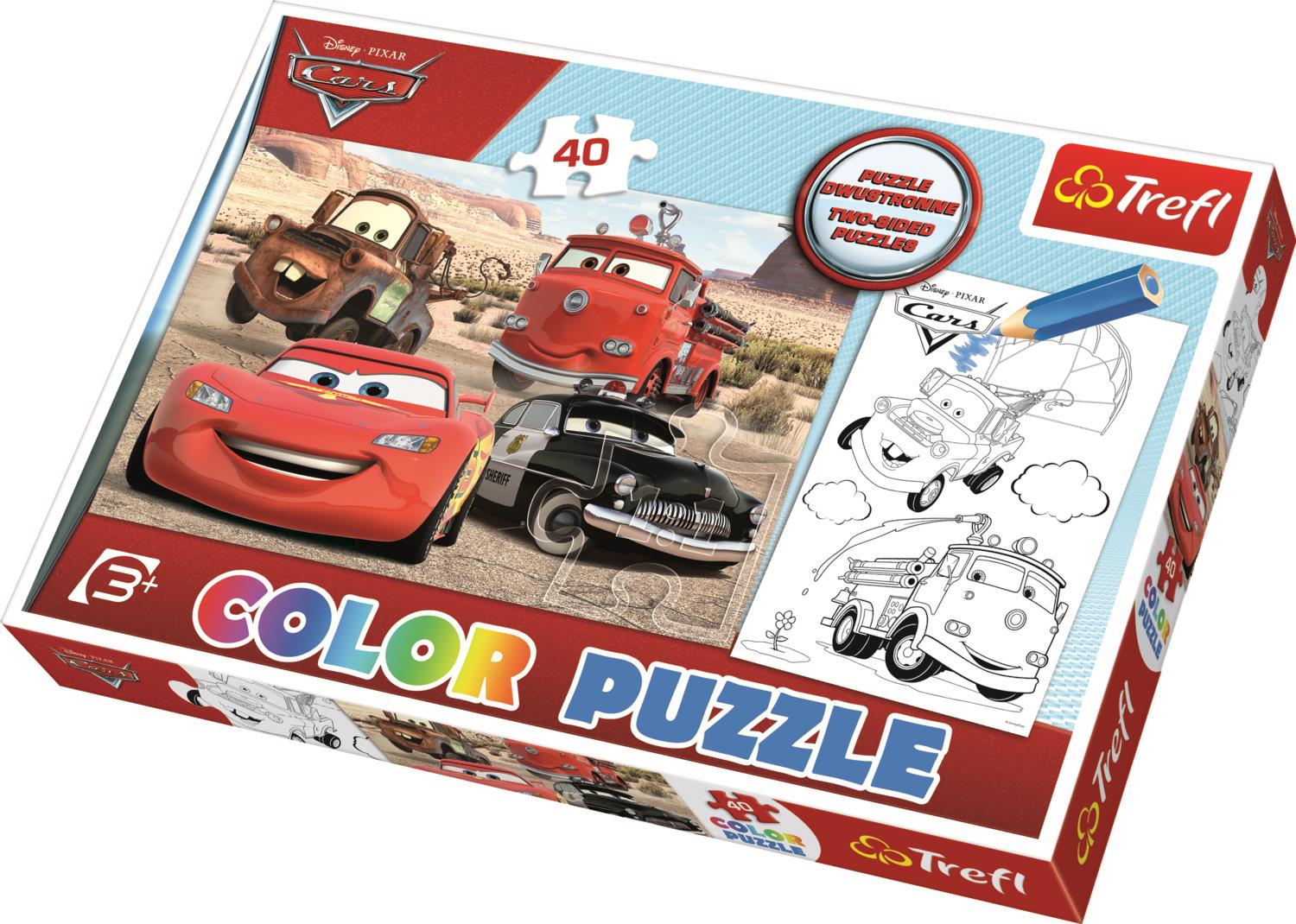 Trefl Çocuk Puzzle 36514 Cars 2,  Disney 40 Parça Renkli Puzzle