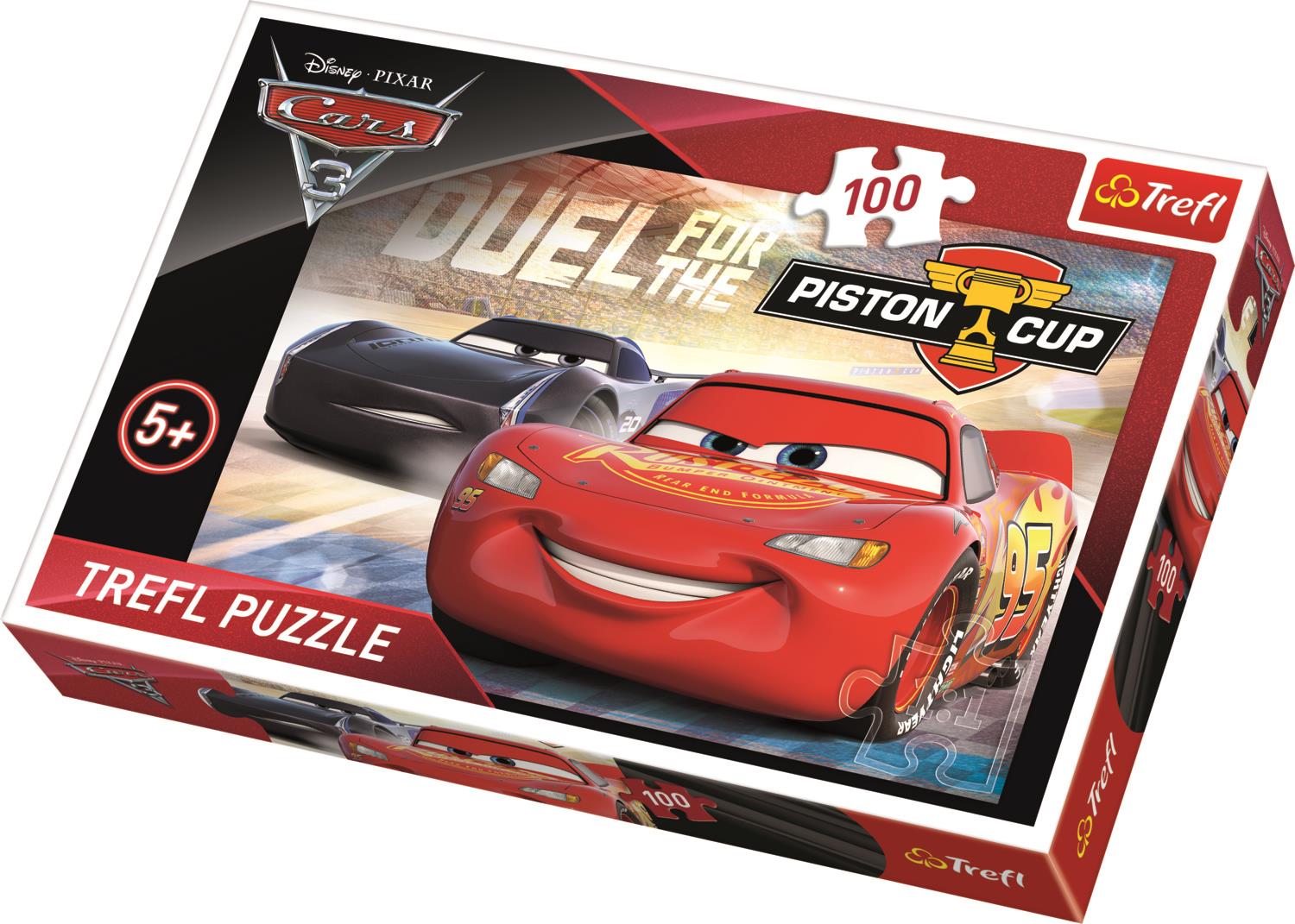 Trefl Çocuk Puzzle 16313 Cars 3 Piston Cup, Disney 100 Parça Puzzle