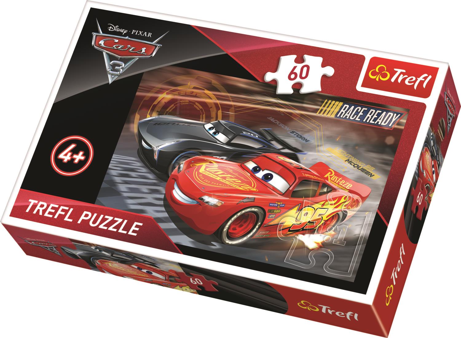 Trefl Çocuk Puzzle 17297 Cars 3 Race, Disney 60 Parça Puzzle