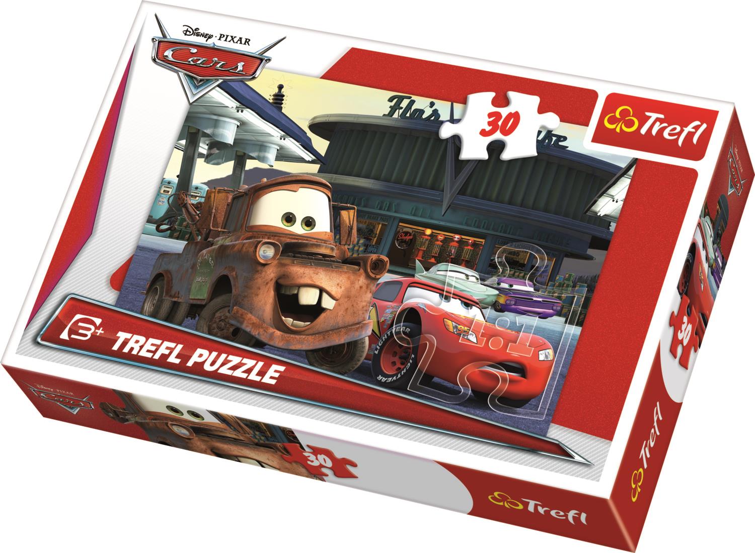 Trefl Çocuk Puzzle 18137 Cars At The Station, Disney 30 Parça Puzzle