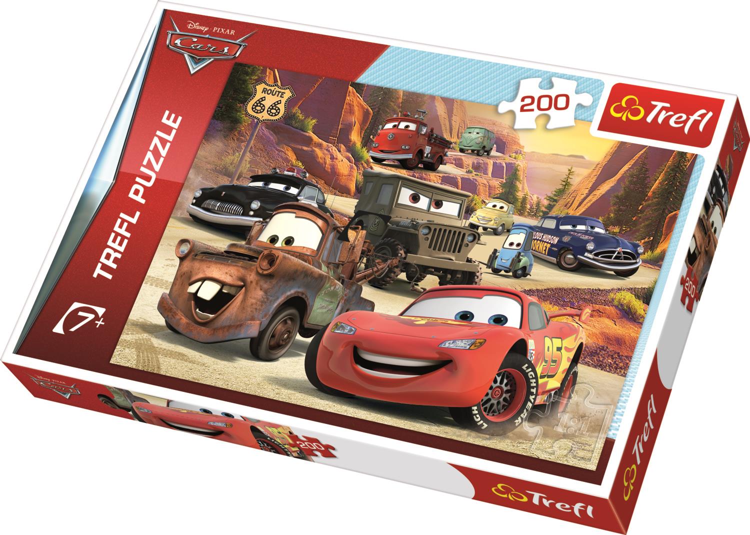 Trefl Çocuk Puzzle 13208 Cars The Expedition To The Mountains, Disney 200 Parça Puzzle