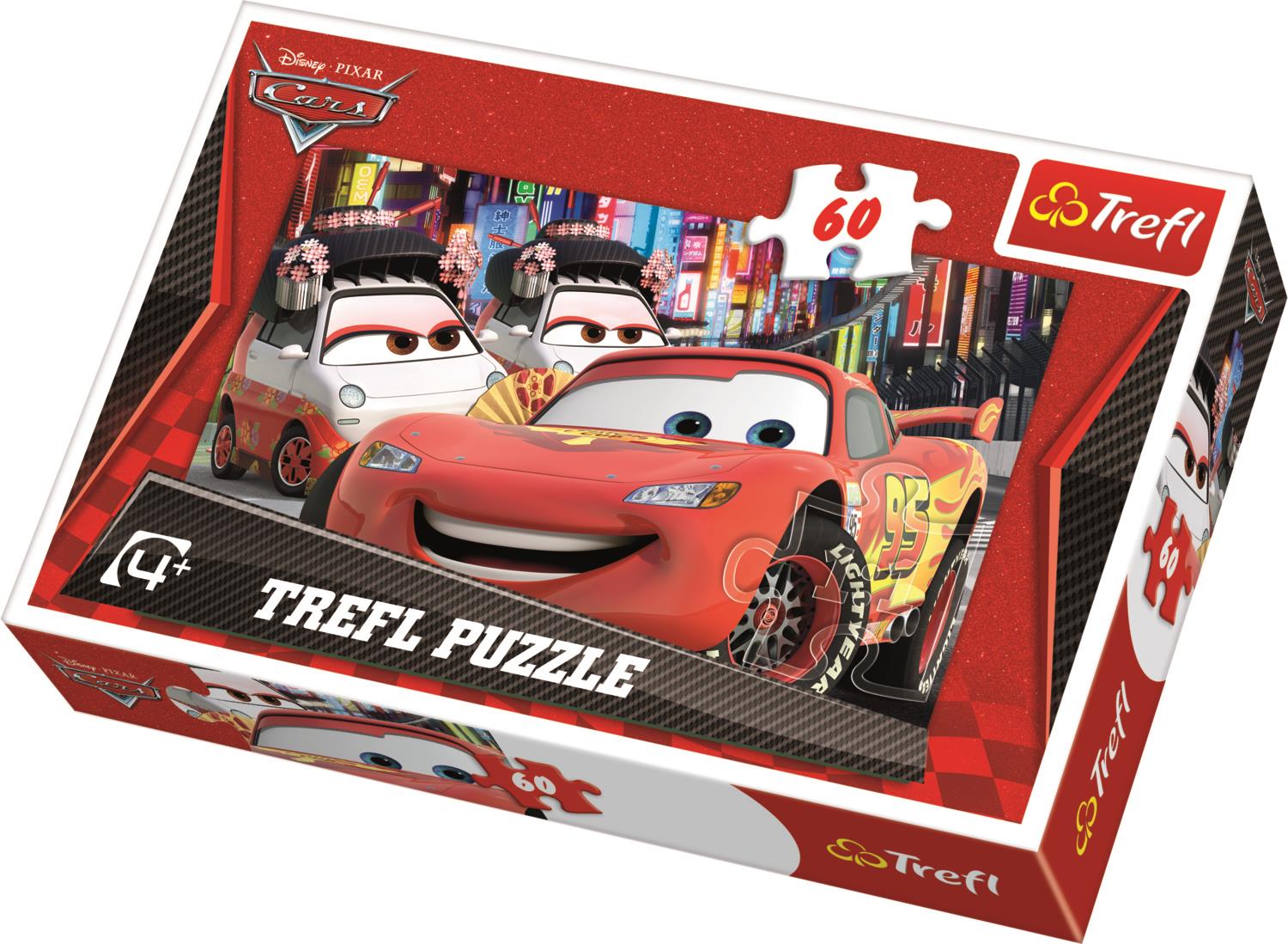 Trefl Çocuk Puzzle 17211 Cars Tokyo, Disney 60 Parça Puzzle