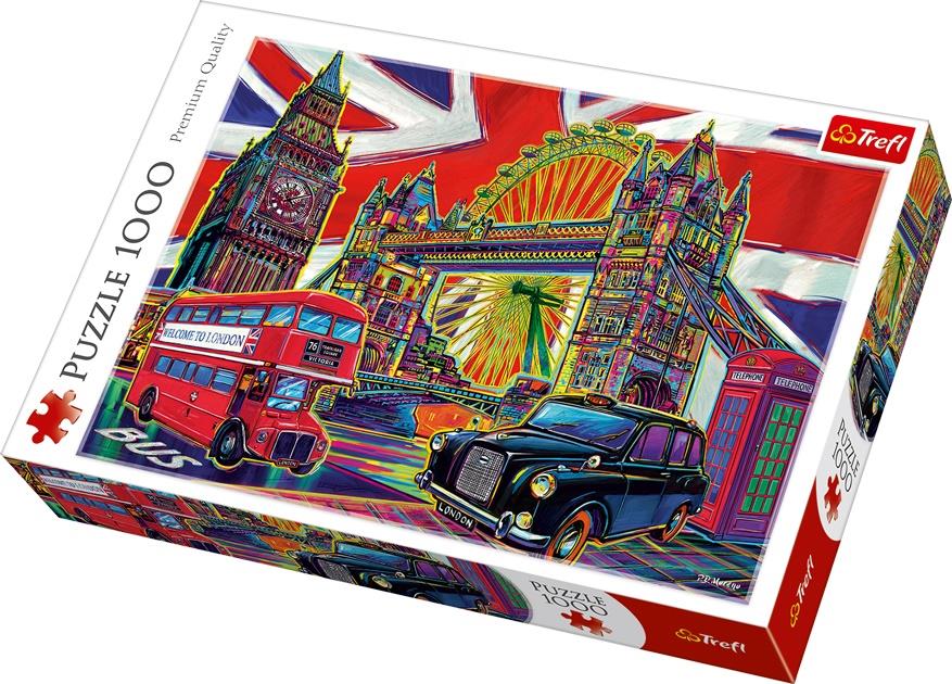 Trefl Puzzle 10525 Colours Of London 1000 Parça Puzzle