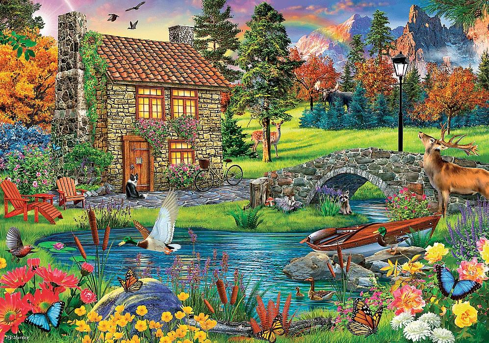 Trefl Puzzle Cottage İn The Mountains 6000 Parça Puzzle