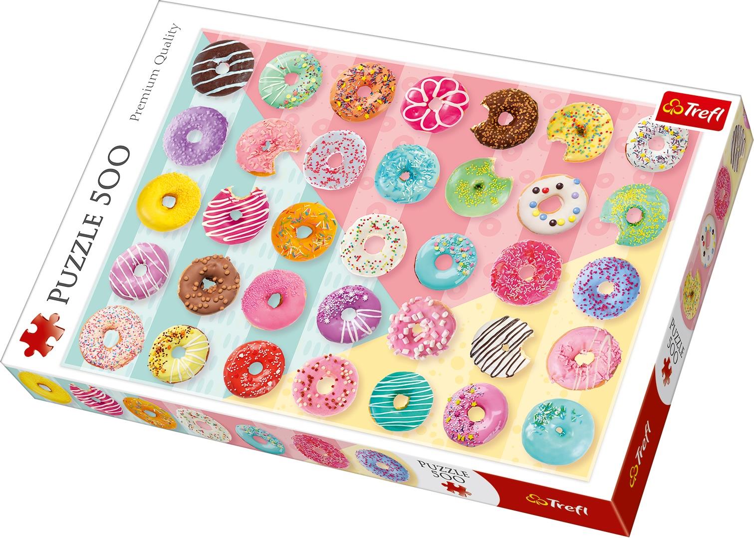 Trefl Puzzle 37334 Doughnuts 500 Parça Puzzle