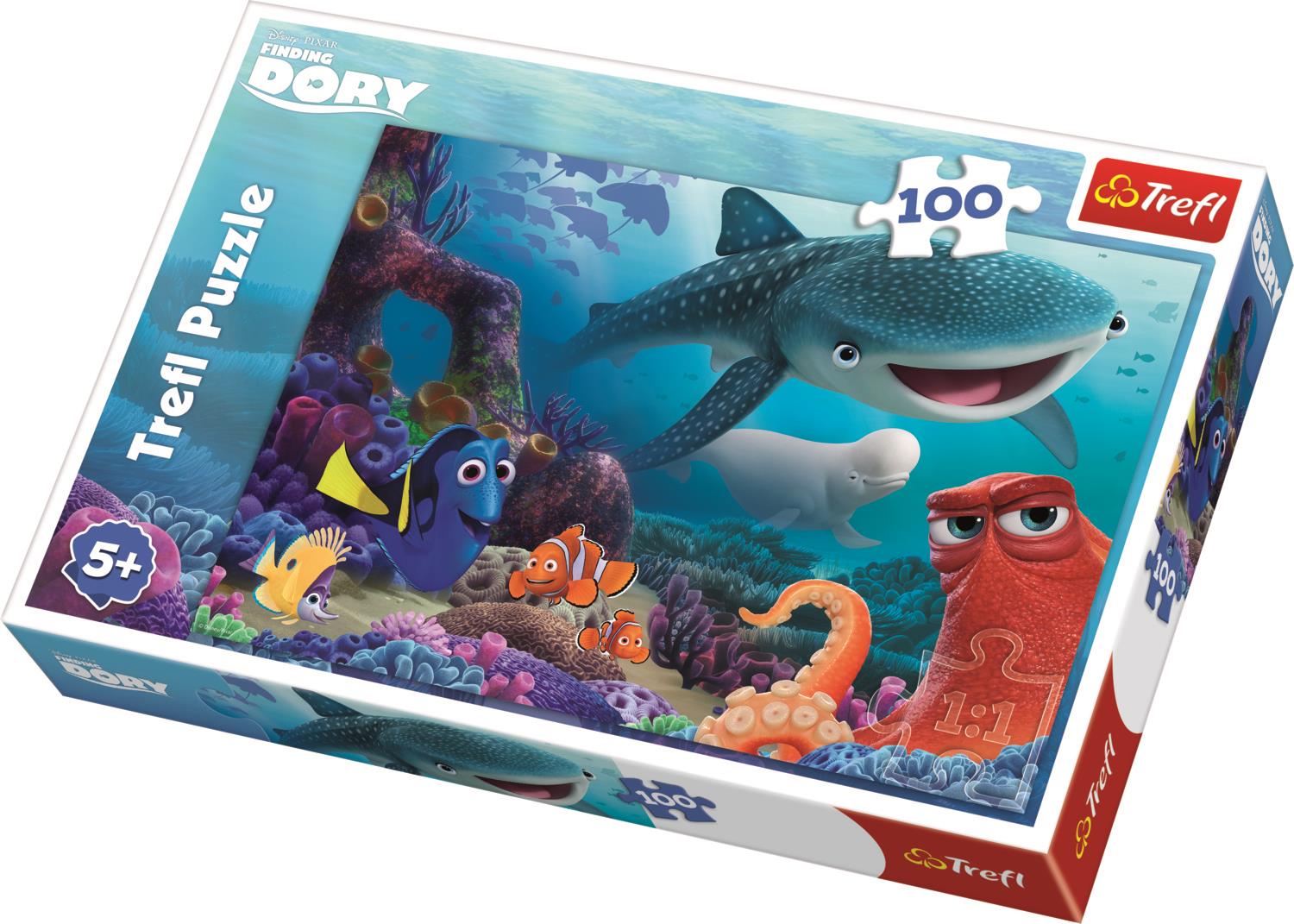 Trefl Çocuk Puzzle 16294 Finding Dory Underwater Adventure, Disney 100 Parça Puzzle