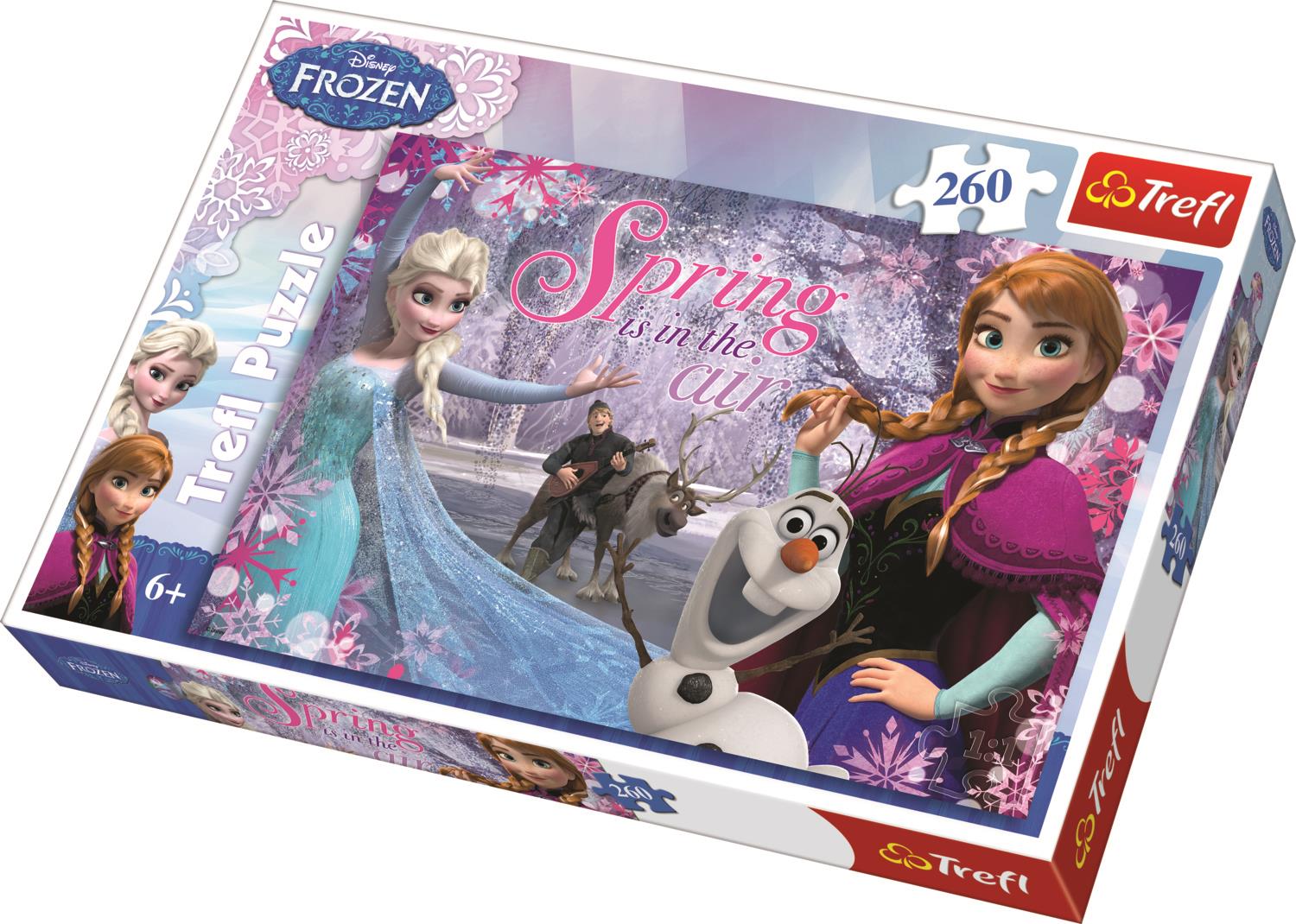 Trefl Çocuk Puzzle 13195 Frozen Love Of The Frozen Land, Disney 260 Parça Puzzle