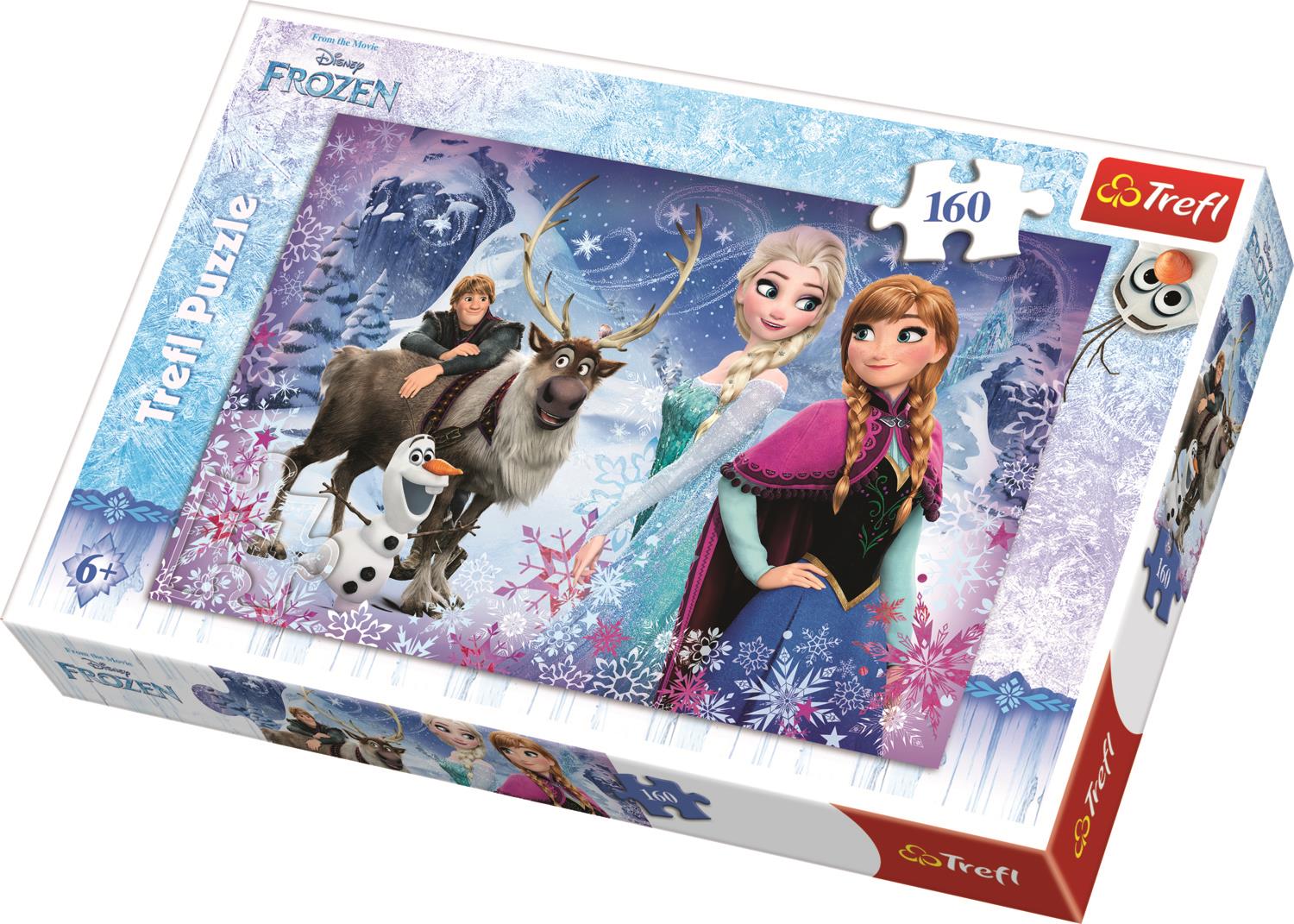 Trefl Çocuk Puzzle 15344 Frozen Wintery Adventures, Disney 160 Parça Puzzle