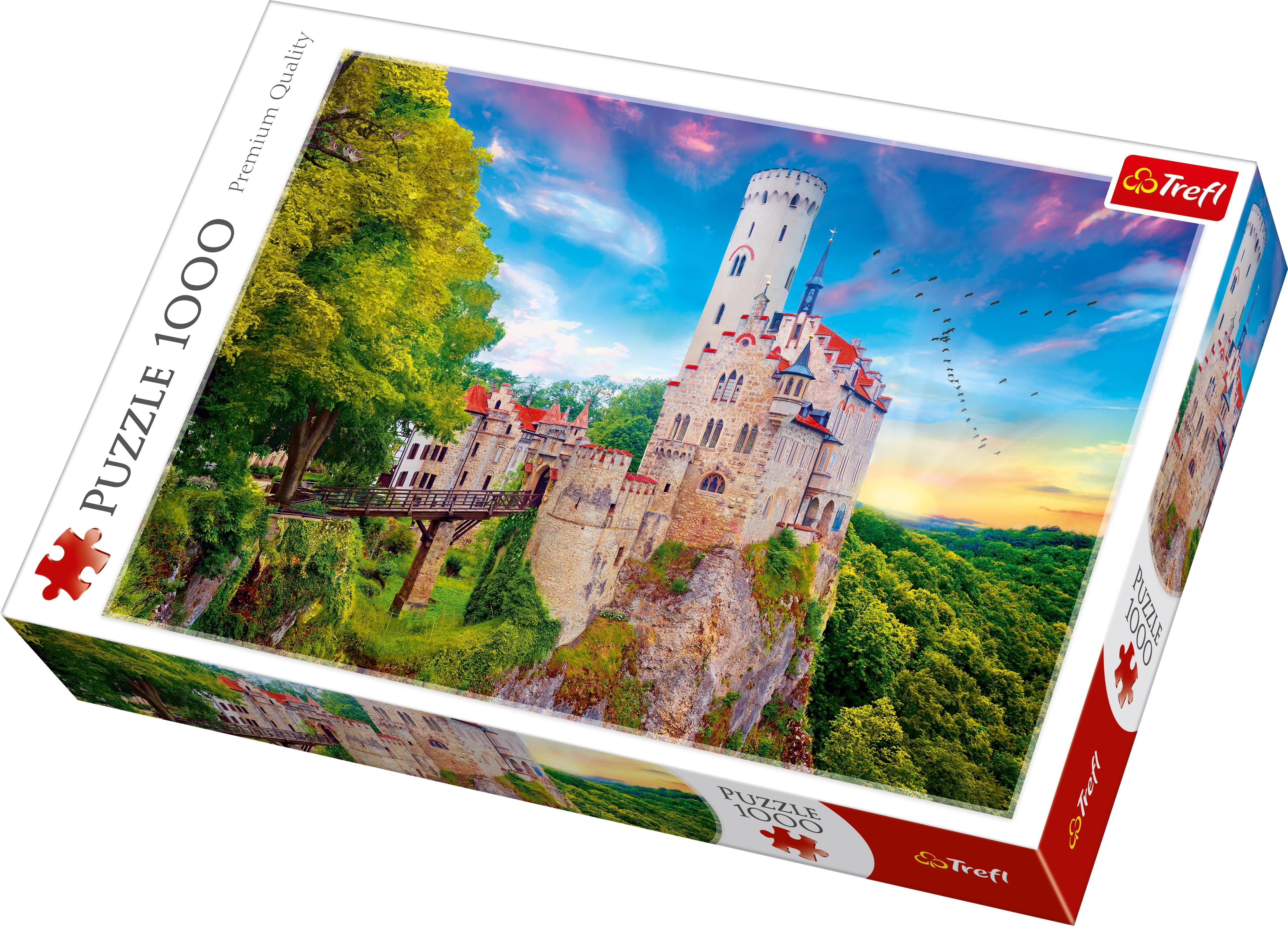 Trefl Puzzle 10497 Lichtenstein Castle, Germany 1000 Parça Puzzle