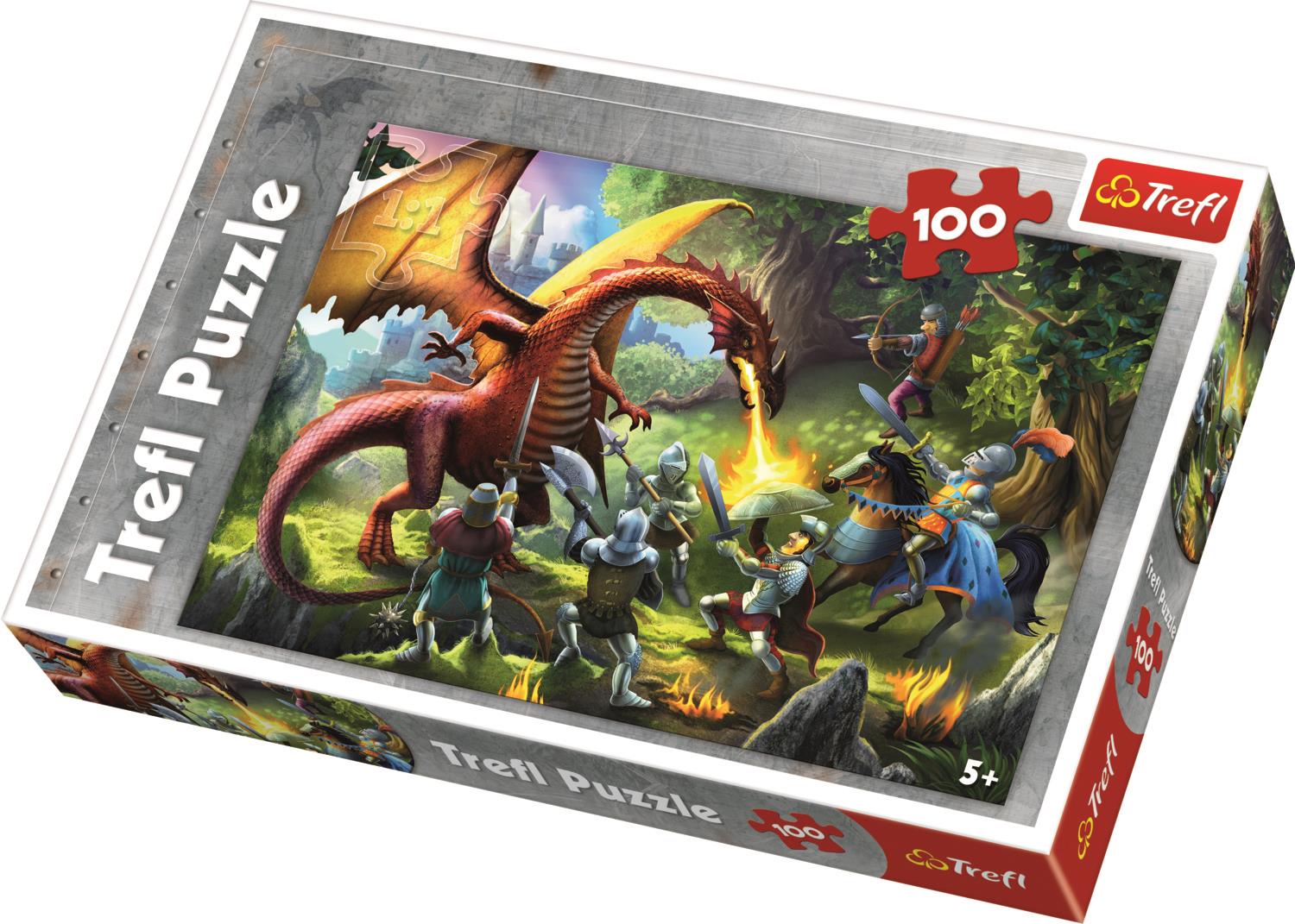 Trefl Çocuk Puzzle 16281 Meeting The Dragon 100 Parça Puzzle