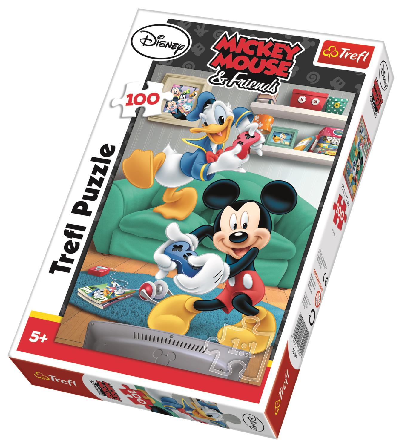 Trefl Çocuk Puzzle 16291 Mickey And Donald, Disney 100 Parça Puzzle