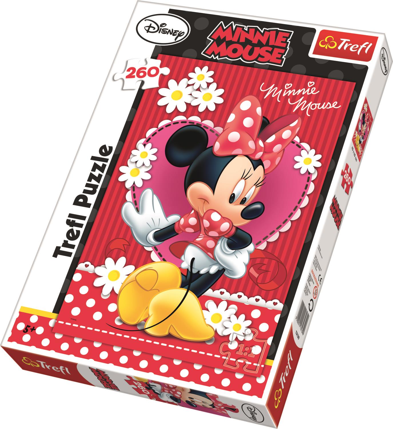 Trefl Çocuk Puzzle 13139 Minnie Mouse, Disney 260 Parça Puzzle