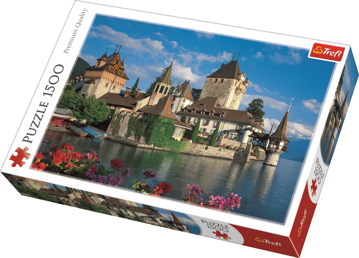 Trefl Puzzle 26102 Oberhofen Castle, Switzerland 1500 Parça Puzzle