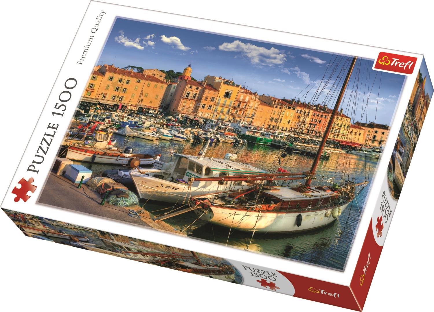 Trefl Puzzle 26130 Old Port On Saint  Tropes, France 1500 Parça Puzzle