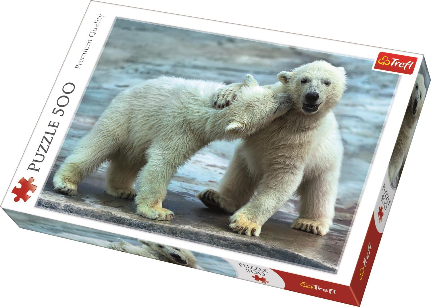 Trefl Puzzle 37270 Polar Bears 500 Parça Puzzle